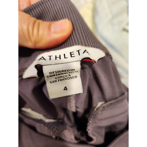Athleta Brooklyn Mid-Rise Ankle Pants - Gray, Size‎ 4 - Picture 3 of 4
